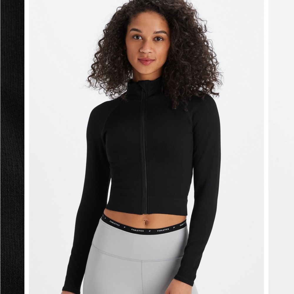 Fabletics Cloud Seamless Zip Cardigan